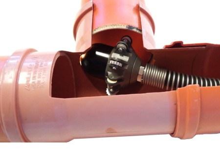 Применение устройства для исследования горизонтальных отводов/ для видеокамеры SK-50