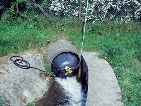 Пневматическое заглушающее перекрытие LAMPE тип 1-1000, с уплотнением и байпасом,применение Пневматическое заглушающее перекрытие LAMPE тип 1-1000, с уплотнением и байпасом,применение