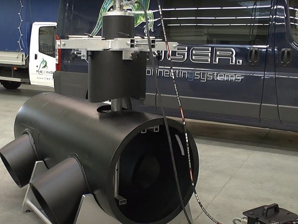 Сварочный аппарат ASV 3 для изготовления неравнопроходных тройников из полимерных труб RIEXINGER Сварочный аппарат ASV 3 для изготовления неравнопроходных тройников из полимерных труб RIEXINGER