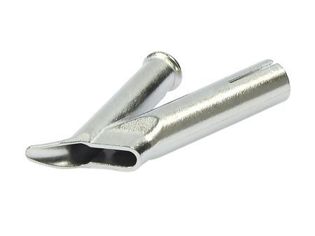 Насадка быстрой сварки прутком 5 мм (загнутый носик, укороченная) Насадка быстрой сварки прутком 5 мм (загнутый носик, укороченная)